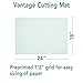Dahle Vantage 10682 See-Through Premium Self-Healing Cutting Mat, 18