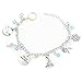 Superheroes Brand Yuri! On Ice Anime Inspired Jewelry Collection Multiple Charms Bracelet w/Gift Box
