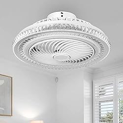 YITAHOME Bladeless Ceiling Fan with Light, 20 Inch