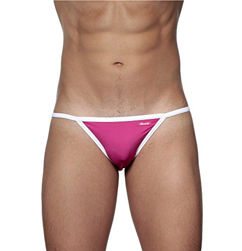 Groovin' Accent String Bikini Fuchsia Pink