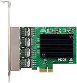 Tsadeer RJ-45 4-Port Gigabit Ethernet Server Adapter PCI-E X1 Network Card view 4