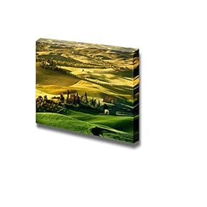 Canvas Prints Wall Art - Landscape in Tuscany | Modern Wall Decor/Home Decoration Stretched Gallery Canvas Wrap Giclee Print. Ready to Hang - 12" x 18"