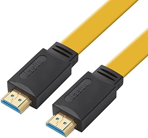 Jasun Flexible HDMI Cord 25 ft 4K 30Hz Support 3840 x 2160 Up to 30Hz FPS 26 AWG 15 Gbps 4:4:0 8bit 4K Gaming PS3 Xbox TV Monitor 4K Projector