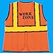 Darice Crafts AC 193267 Kids Construction Vest, Orange/Yellow