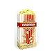 100 Popcorn Serving Bags - 'Small' Standalone Flat Bottom Paper Bag Style