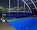 NSdirect Swimming Pool Cover Blanket Reel Set 21' FT Wide Stainless Steel for Inground Pool Roller Solar Cover Aluminum