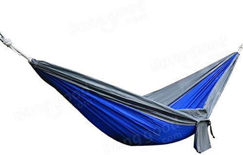 270x140CM Portable Parachute Hammock Nylon Double Swing Bed For Camping Hiking T