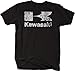 OS Gear Distressed - Kawasaki Men's Motorcycle Tshirt - XLarge