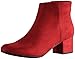 City Classified Women's Mayday Round Toe Low Heel Ankle Bootie