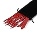 Razita Slyire Hand Grasp Seafood Tools 12 Pieces Seafood Cracker for Crab, Lobster, Crawfish, Prawns and Shrimp, Easy Opener Shellfish Sheller Knife with Storage Bag