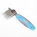 GEEPET Dematting Comb for Cat and Dog – Pet Groomer Rake Brush for Short Long or Matted Hair and Undercoat – Cutting and Removing Dead Matted or Knotted Hair