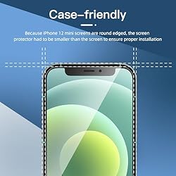NEW'C 3 Pack Privacy Screen Protector for iPhone 12