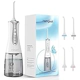 Upgrade Cordless Water Flosser,Homgeek 320ML Oral Irrigator,Water Pick,Dental Water Flosser,Portable High-frequency Pulsation Anti Leakage Water Pick Teeth Cleaner for Home,Travel,IPX7 Waterproof
