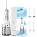 Homgeek Cordless Water Flosser,Oral Irrigator,Water Pick,Dental Water Flosser,Portable 320ML High-frequency Pulsation Anti Leakage Water Pick Teeth Cleaner Dental for Home,Travel,IPX7 Waterproof