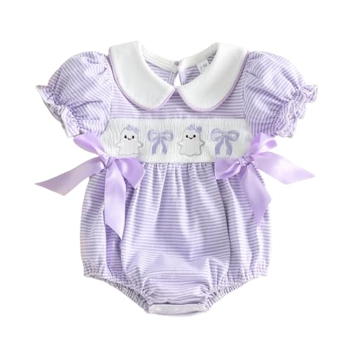 Adobabirl My First Halloween Baby Girl Outfit Ghost Embroidery… at Amazon