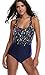 CharmLeaks Womens Swimsuits High Neck Swimwear Swimwear One Piece Swimsuits