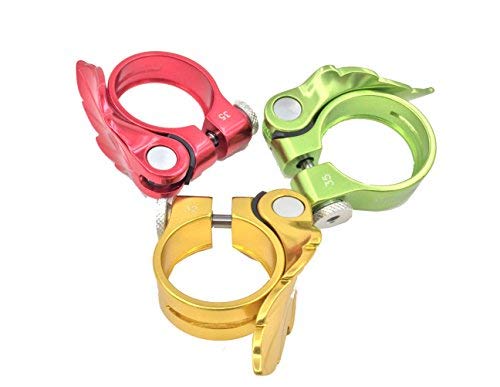 ONIPAX QR Leaf seatpost clamp,32mm,Green. - Thumbnail 2
