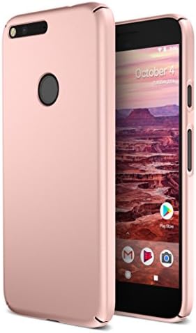 Google Pixel XL Case, UNU [uSnap Series] Premium Shock Absorption TPU Bumper Cushion + Scratch Resistant Protective Cases Hard Cover for Google Pixel XL 2016 - Rose Gold