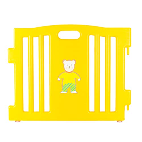 Anqi 8 Panels Portable Baby Playpen Kids Safety Play Center Yard Games Fencing Children Folding Play Fence Home Indoor Outdoor Pen for Securities Ball Pool (8pc)
