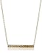Fossil Ombre Tube Gold Chain Necklace, 18