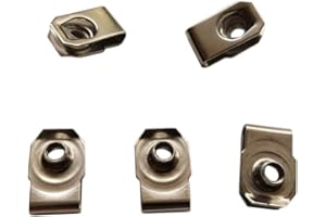 ZS2YOUTOYOU #10-24 Stainless Steel U -Style Clip-On Nut,U-Type Fasteners (Pack of 30)