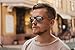 Ablibi Bamboo Wood Semi Rimless Sunglasses with Polarized Lenses in Original Boxes (Zebra Wood, Silver)
