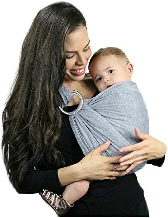 Baby Wrap Carrier, Ergo Ring Sling, All -in-1 with Nursing Cover for Newborn and Toddlers.