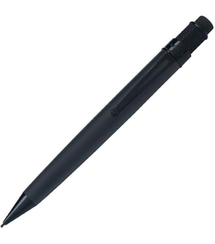Amazon.com : Retro 51 Hex-o-Matic Black .7mm Pencil - HEX-601P