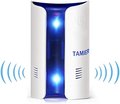 TAMIER Ultrasonic Pest Repeller, Electronic Pest Control Plug in Indoor and Outdoor - Get Rid of Mosquito, Ants, Flea, Spiders, Rats, Roaches, Cockroaches, Fruit Fly, Rodent, Insect (5W)