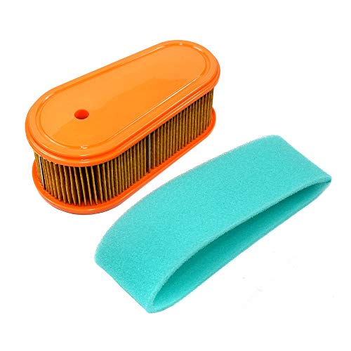 HQRP Air Filter Cartridge & Pre-Cleaner Troy-Bilt TB330XP TB350XP TB360 12ABD3B 12AI869 12AI839 Series Walk-Behind Mower Coaster