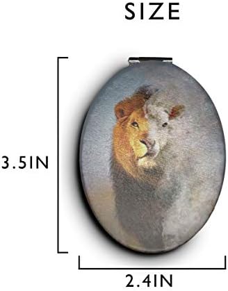 携帯ミラー ゲーム 手鏡 コンパクトミラー 折りたたみ鏡 Diy 工具 ガーデン 化粧鏡 新作製品 世界最高品質人気 獅子と羊 ホビー B0w97whn 激安超特価 拡大鏡 両面ミラー 正規品送料無料 100 品質保証 本物後払い手数料無料