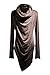 ByTheR Men's Social Best Large Cowl-Neck Unique Niche T-Shirts