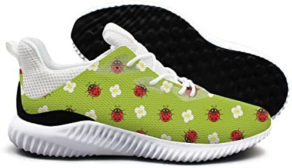 Ladybug Girl Leisure Fashion Running Shoes Young Women Camping Jogger Comfortable 6 size