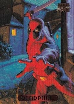 Deadpool Marvel Masterpiece 1994 POWERBLAST Trading Card #28
