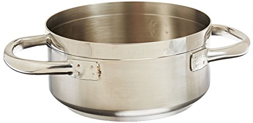 Paderno World Cuisine"Grand Gourmet" Stainless-steel 1-3/8-Quart Rondeau 1 Paderno World Cuisine"Grand Gourmet" Stainless-steel 1-3/8-Quart Rondeau