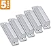 Southern Hills Polished Chrome Cup Pulls - Pack of 5 - Craftsman Cabinet Hardware Bin Pulls - 4.5 Inch Total Length - SH014-CHR