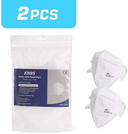 Premium Masks in sealed bag 2 Pcs - 4 -layer Filtration rate 95% - UK Stock