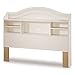 South Shore Summer Breeze Kids Bookcase Bed 4-Piece Bedroom Set, Full, White Wash