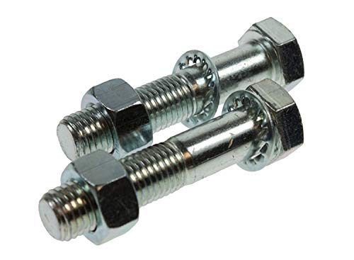 BITS4REASONS MAYPOLE NEW MODEL X2 HIGH TENSILE STRENGTH M16 TOWBALL NUTS AND BOLTS X 75mm & SHAKEPROOF WASHERS - UK AND EU APPROVED MP241…