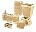 8 Piece Bamboo Bathroom Set
