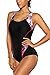beautyin Womens One Piece Swimsuit Boyleg Swimwear Sports Boy Short Swimming Costume Red