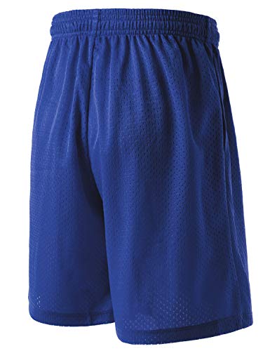 image for TSLA TM-KBH02-BLU_Youth X-Large Boy's Active Shorts Sports Performance