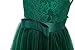 Glamulice Dark Green Flower Girls Dress Prom Wedding Bridesmaid Lace Dresses Elegant Birthday Pageant Party Gown Christmas Holiday Evening Formal Princess Dance Ball Gown Photo Shoot Emerald Green 10