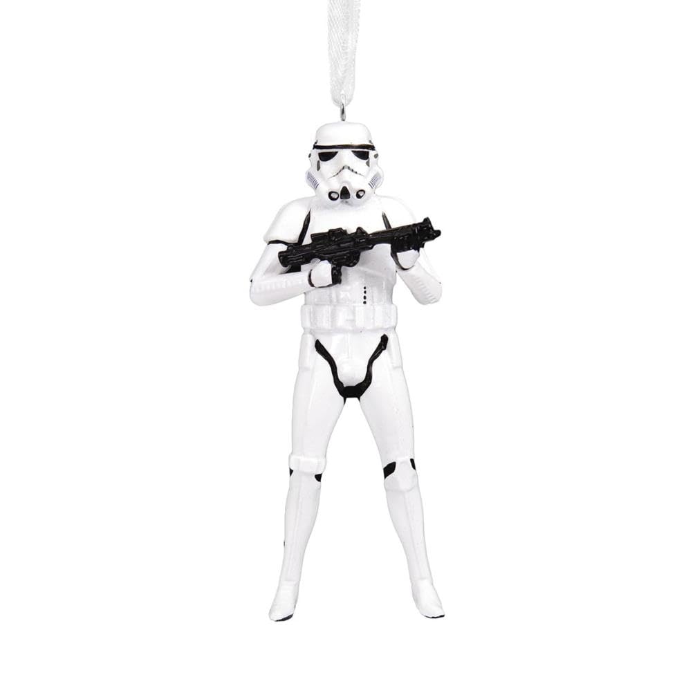 Hallmark Stormtrooper Hanging Christmas Ornament, Star Wars, Space Themed, Resin Tree Decoration
