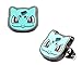 Pokemon Character Stud Earrings (Bulbasaur Face)