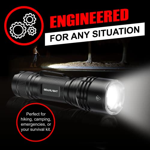 GearLight LED Tactical Flashlights High Lumens Mini Flashlights for