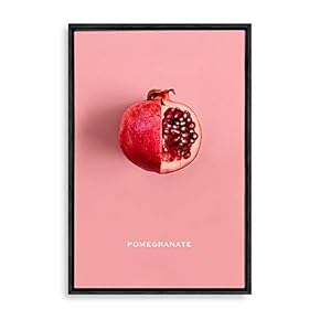 Framed Canvas Wall Art for Living Room, Bedroom Cute Fruits Children Room Canvas Prints for Home Decoration Ready to Hanging - 16x24 inches