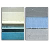 2 Panel Canvas Wall Art Abstract Canvas Prints Home Artwork Decoration for Living Room,Bedroom - 16