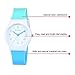 ZEIGER New Children Kids Watch, Young Girls Teen Student Time Teacher Watch Resin Band (Mint/Sky Blue)
