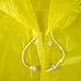 Children's Rain Ponchos with Waterproof Hood and Sleeves for Ages 6-12 - Reusable (2-Pack, Yellow)
